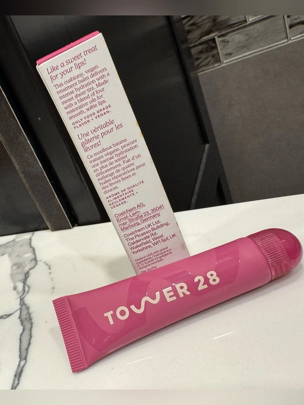 Tower 28 LipSoftie Tinted Lip Treatment – Confetti Cake-NEW